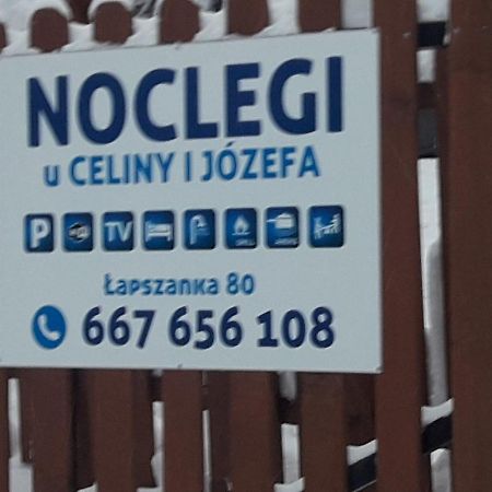 Noclegi u Celiny i józefa Lapszanka Exterior foto